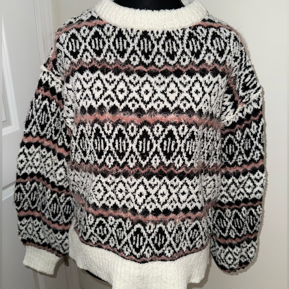 Soft Tribal Print Sweater
